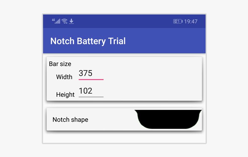 Notch Battery Trial