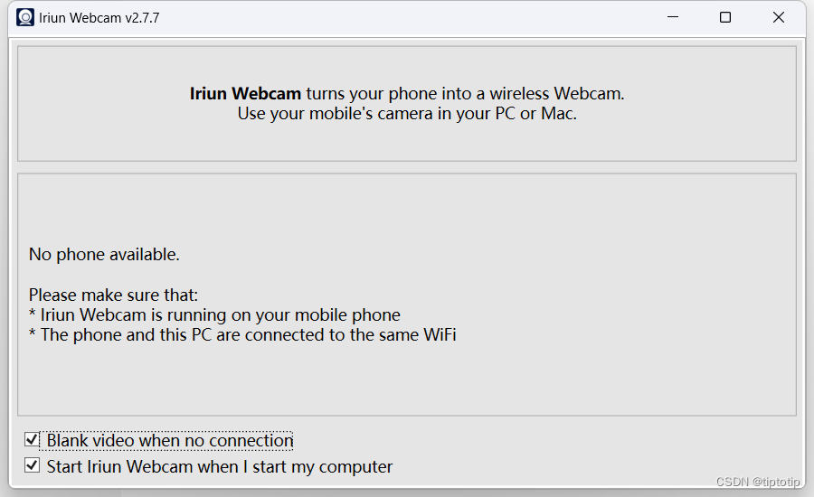 iriun webcam