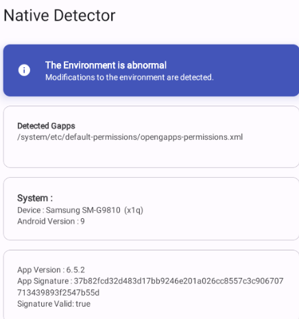 NativeDetector