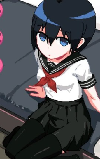 和妹妹两个人看家