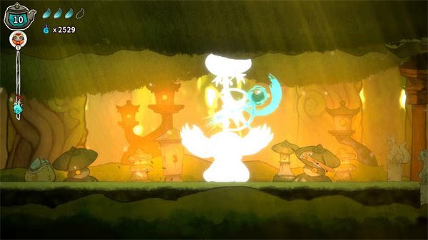 波与月夜之青莲