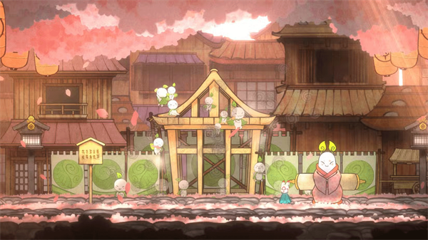 波与月夜之青莲